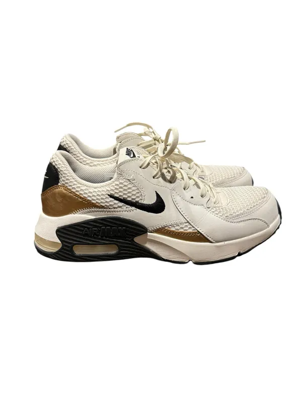 Nike Air Max Excee Sneakers – White / Gold / Black Women’s Size 8.5 - Image 2