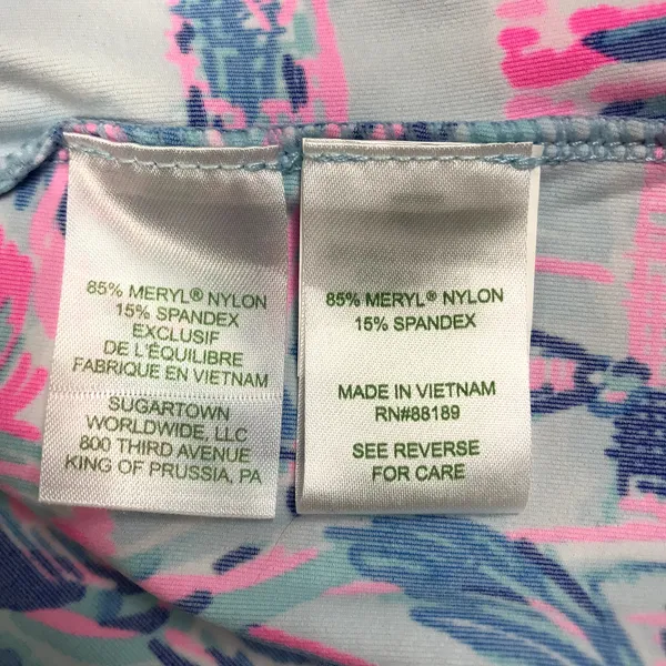 LILLY PULITZER Tarah Luxletic SunGuard Top M Ravello Blue Perfect Match Tennis - Image 10