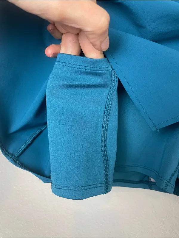 The North Face Teal Mini Skort with Side Slit Size XL - Image 6