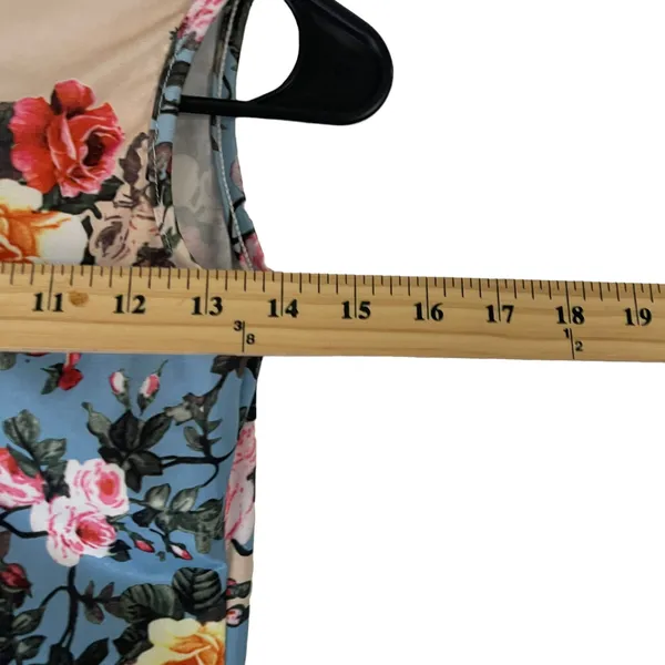 Japanese Women's Size‎ Medium Floral Bodycon Knee Length Dress - Image 6