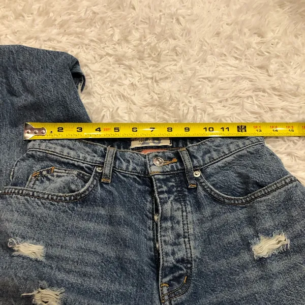 We the free Curvy Georgine Mom Jeans Distressed‎ Size 28 - Image 10