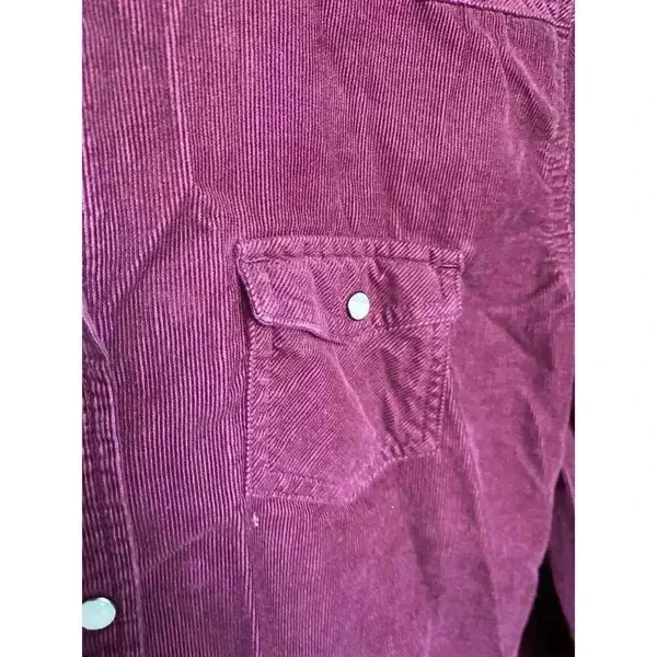American Eagle Corduroy Button‎ Shacket Granola Girl Preppy Indie Easter Spring - Image 8