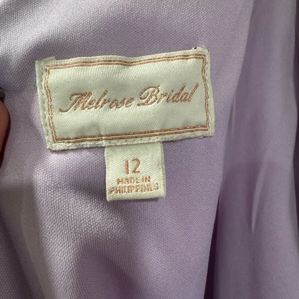 Melrose Bridal Purple Dress Size 12 - Image 7