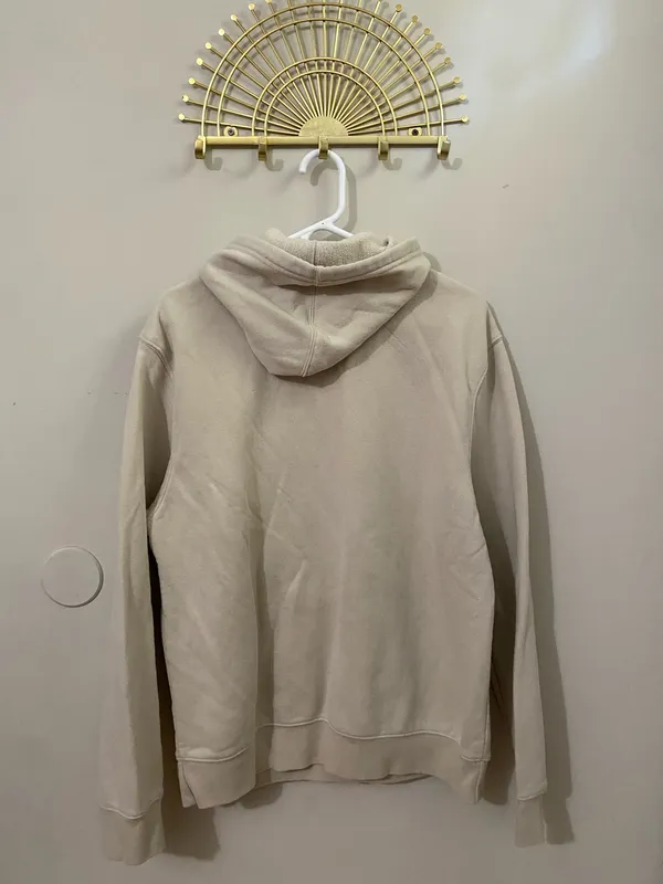 tek gear Men's Beige Pullover Hoodie with Kangaroo Pocket - Image 2