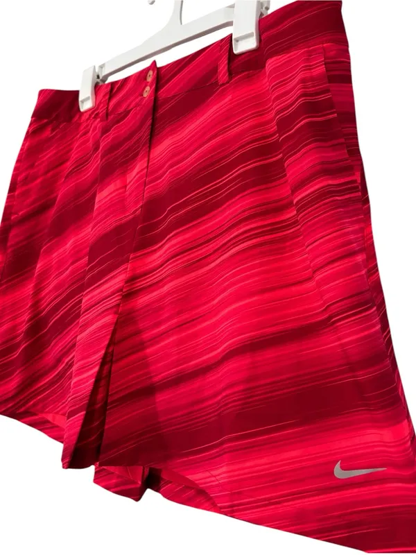 Nike Golf Tour Performance Dri-fit Red Lined Skirt Size 14 Womens - Image 2