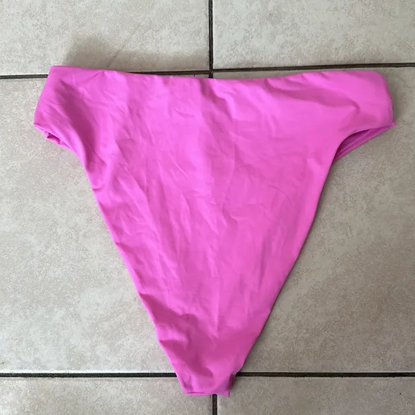 Skims signature swim mid waist bottom Neon Orchid NWT‎ size M - Image 6