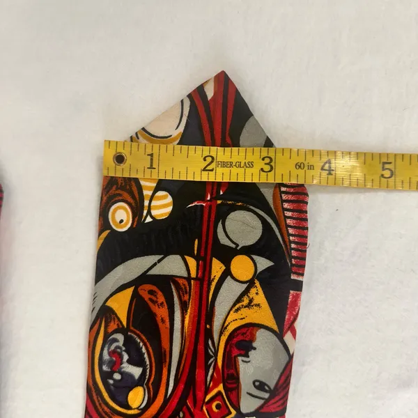 Paul Rodon The Collection 100% Silk Handmade Mens Art Necktie Multicolor Office - Image 6