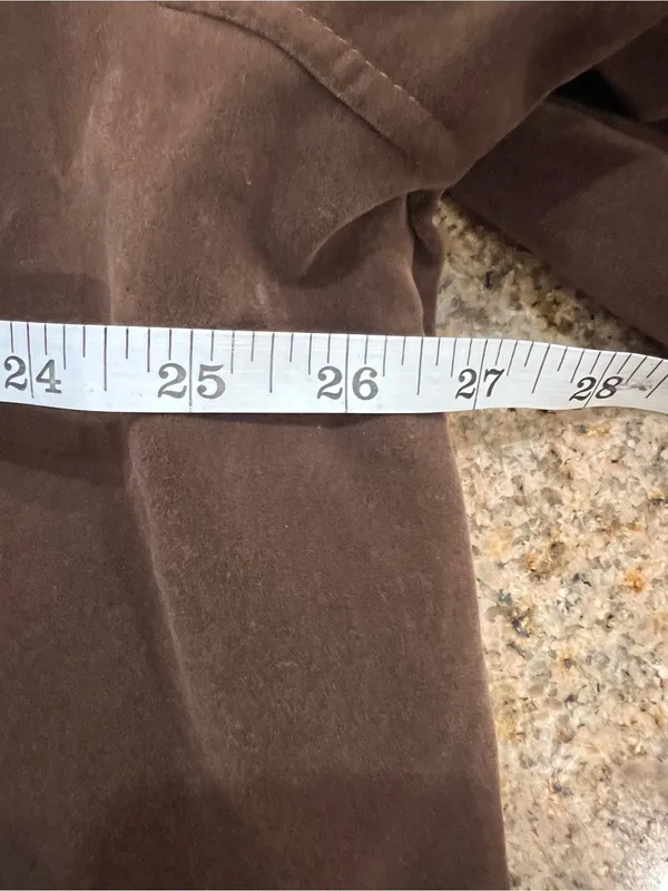 Commense Lapel Oversized Faux Suede Jacket NWT Large Dark Brown Double Breasted - Image 7