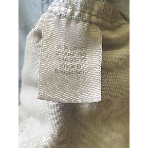 JCP women’s corduroy pants light blue stretch cotton blend size 10 30x30 - Image 3