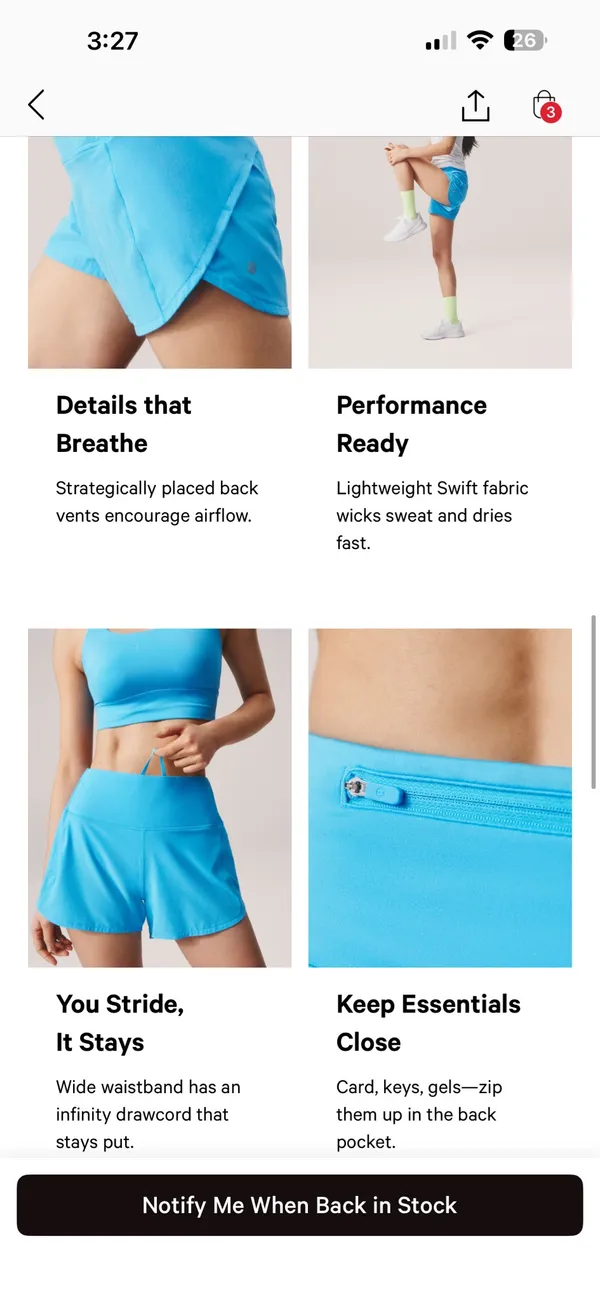Lululemon Speed Up 2.5" Low-Rise Shorts - Image 11