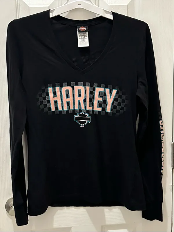 HARLEY DAVIDSON Gulf Coast Ft Walton Beach Florida long sleeve T-shirt size M - Image 11