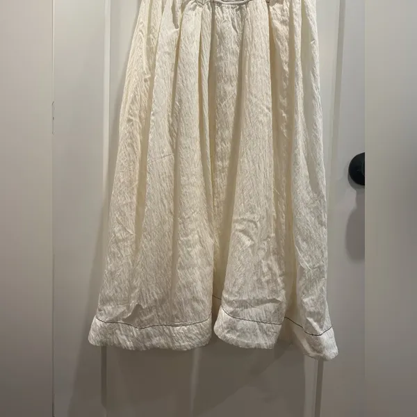 By Anthropologie Sleeveless Square-Neck Twofer Midi‎ Dress Size MP - Image 7