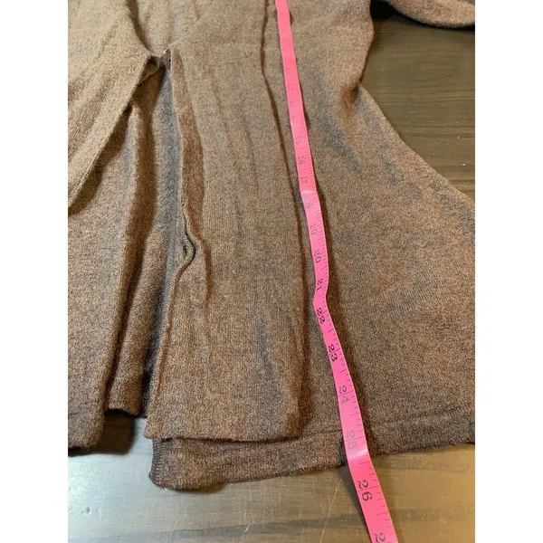 Brunella‎ Gori Merino Wool Cardigan Brown Sweater Women's Medium Boho Artsy - Image 14