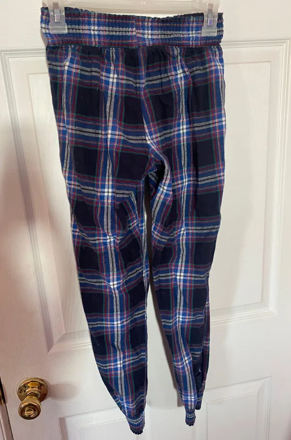 Garage Blue Plaid Pajama Pants - Image 2