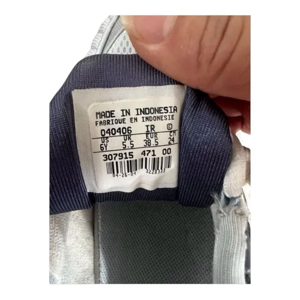 Vintage Nike Jet Stream Youth Trainers Size 6Y Blue Athletic Running Sneakers - Image 8