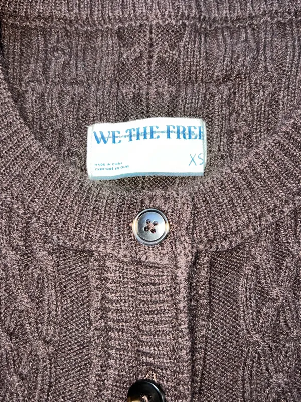 Free People Brown Cardigan - Image 3