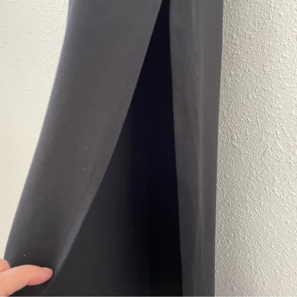 Quince Tencel Jersey Tank Maxi Dress Black Size Small Minimalist Side Slit - Image 5