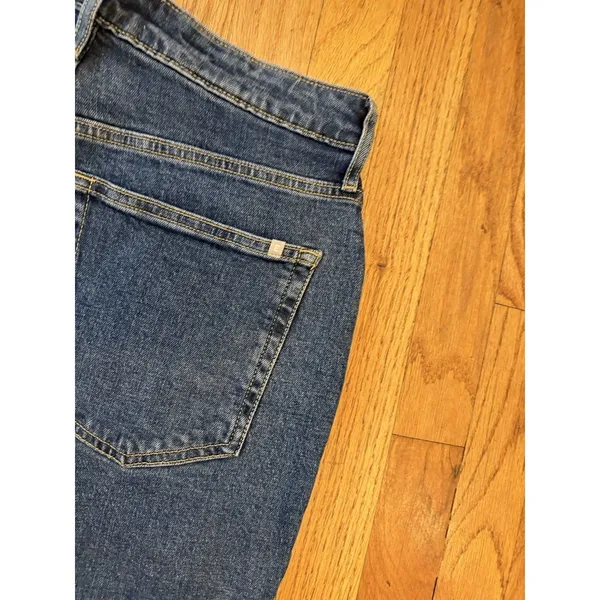 Everlane‎ Curvy Original Cheeky Jean Women Size 29 Blue Organic Cotton Crop - Image 9
