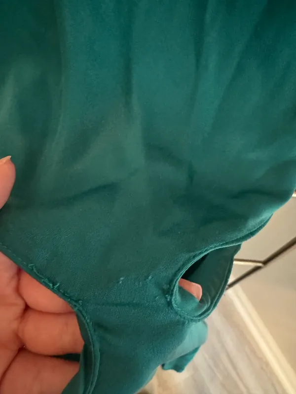 Teal Cut - Out Halter Formal Dress - Image 5