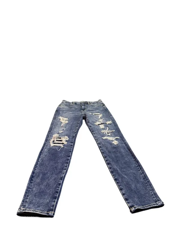 American Eagle Curvy Super High Rise Jegging Jeans Distressed Stretch Size 0 - Image 3