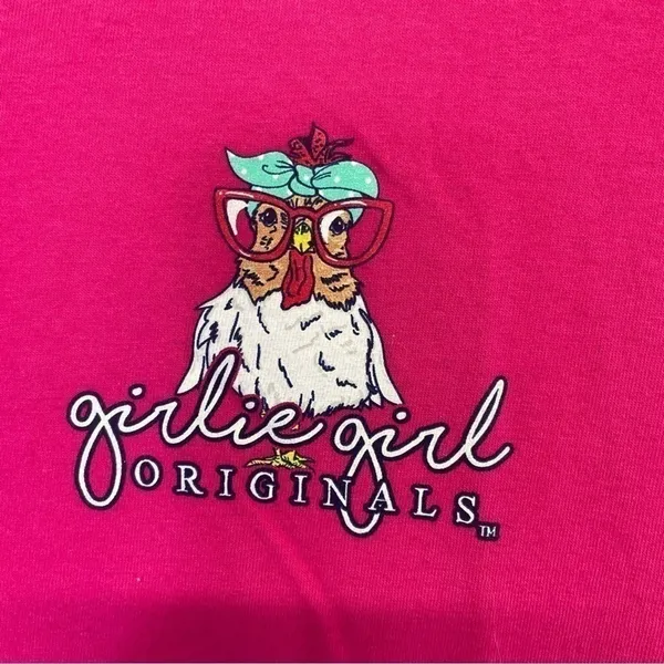 “My Chicks Need Me” Graphic Tee Large Fruit of the Loom Girlie Girl Originals - Image 4