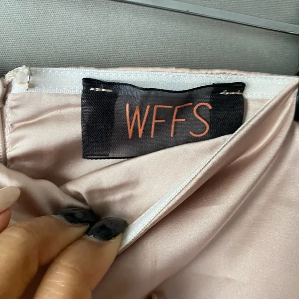 WFFS sz M strapless high low‎ crop top Size M - Image 5