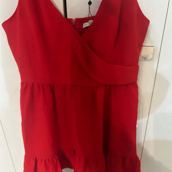 Nordstrom Bold Red Dress the population dress - Image 7