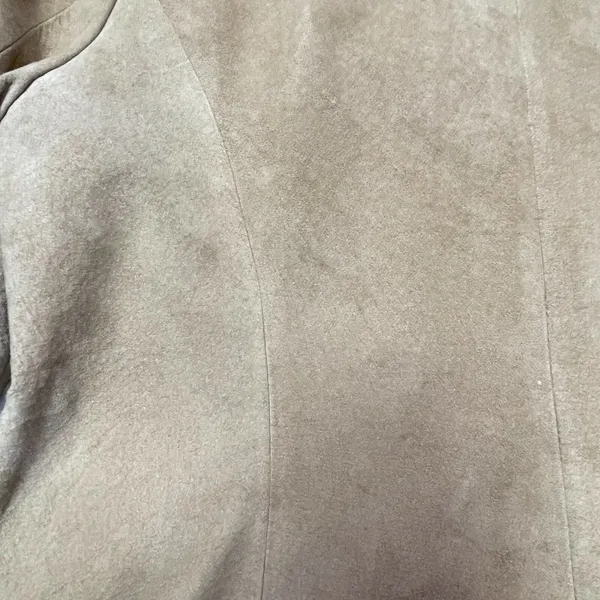 Marshall Fields Vintage 90s Womens Sz 6 M Suede Over Coat‎ Jacket Blazer - Image 8