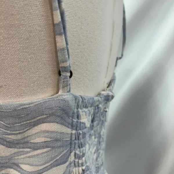 Abercrombie & Fitch Corset Lined Linen Blend Sheath Mini Dress Women Medium Tall - Image 10