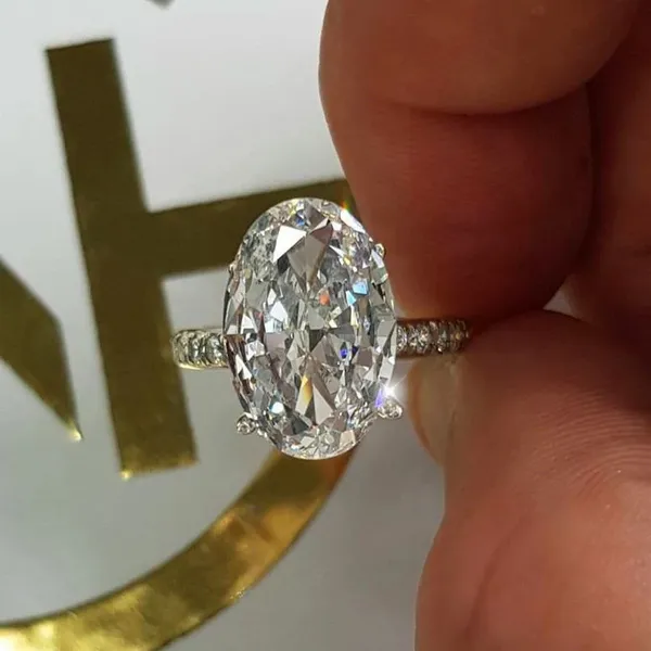 2ct solitaire Diamond Cz ring - Image 3