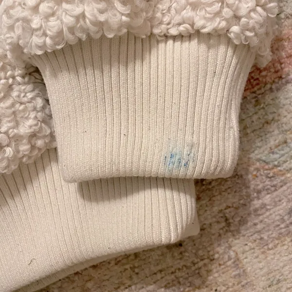 Universal Threads Cream Colored Sherpa Jacket - Image 5