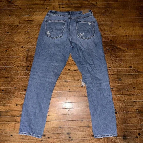 American Eagle distressed normcore 6 relaxed Mom jeans - Image 3