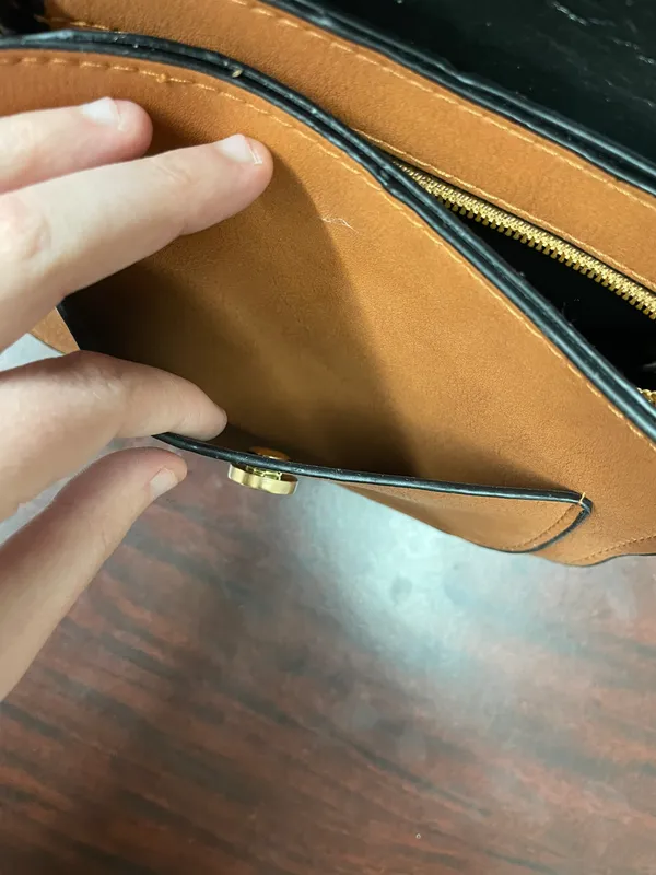 NWT & Taylor Small Tan Purse - Image 5