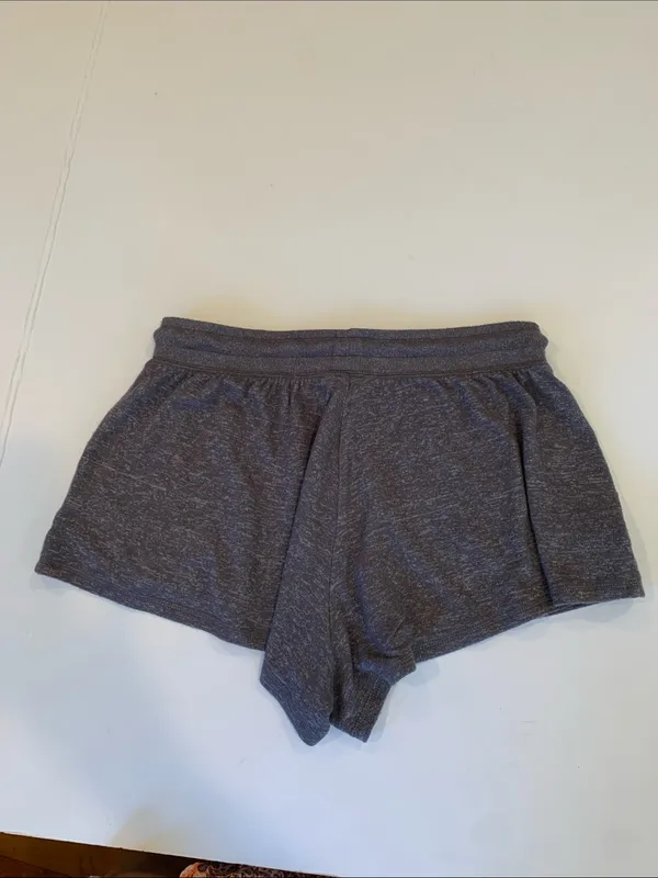 Aeropostale Women’s Medium Dark Taupe Soft Knit Drawstring Lounge Short Shorts - Image 4