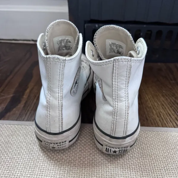 Chuck Taylor All Star High Top Platform Leather Sneaker - Image 10