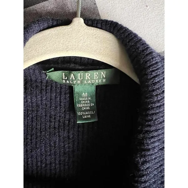 Lauren Ralph Lauren Women's Open Front Cardigan - Size M - Navy Blue - Image 3
