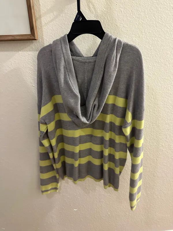 Sweater hoodie Gray Size M - Image 2