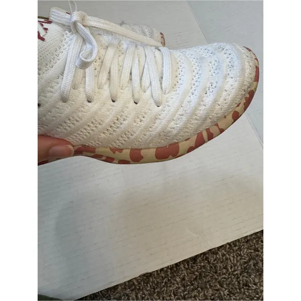 APL White Techloom Wave Leopard Running Sneakers Womens 5.5 Athletic Casual Shoe - Image 9