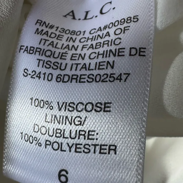 A.L.C. Inez Gown in Pearl Size 6 - Image 9