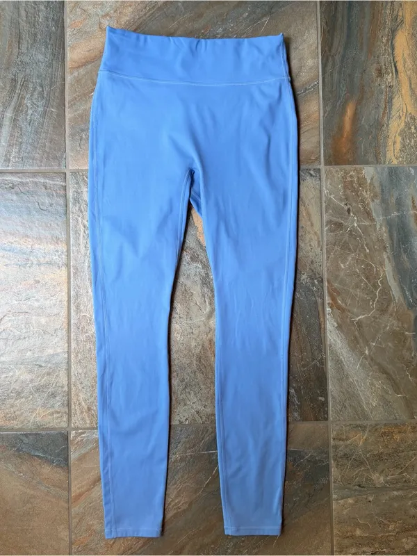 Fabletics Motion365 High Waisted Leggings Periwinkle Blue Women's Size Large L - Image 2