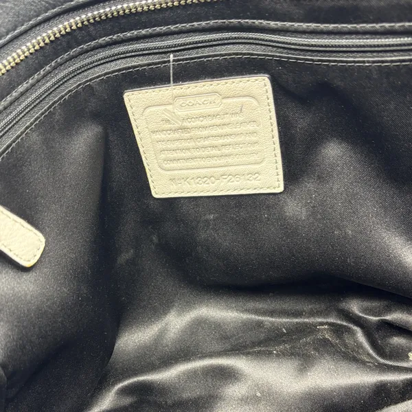 Coach Black and Tan Tote Bag - Image 6