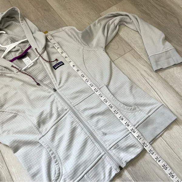 Patagonia Upslope Hoodie Jacket zip womens Gray (small) gorpcore outdoor hiking - Image 6