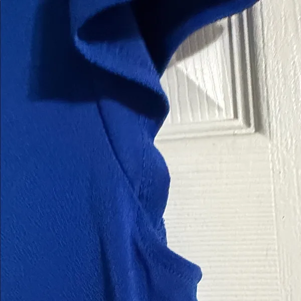 NY Collection Royal Blue Blouse - Image 4