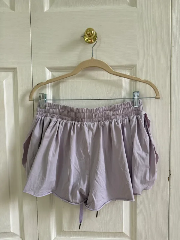 Amazon Flowy Shorts Purple - Image 2