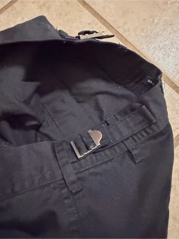 Black Cargo Pants - Image 4