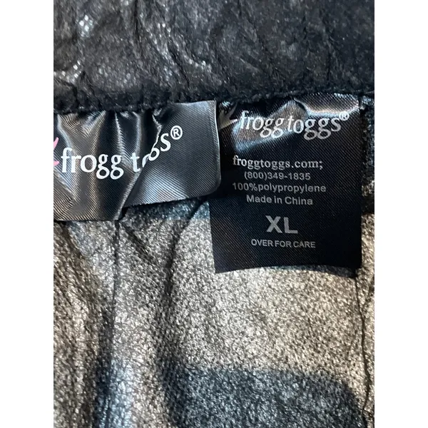 Frogg Toggs Rain Pants Size XL Black Pro Action Waterproof Breathable Hiking NWT - Image 8