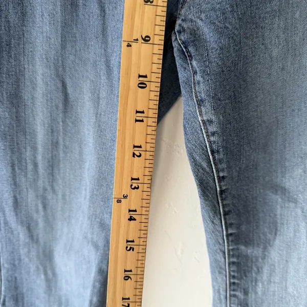GAP Jeans Womens 6 Blue Low‎ Rise Flare Stretch Denim Classic Y2K 2000s Pants - Image 6