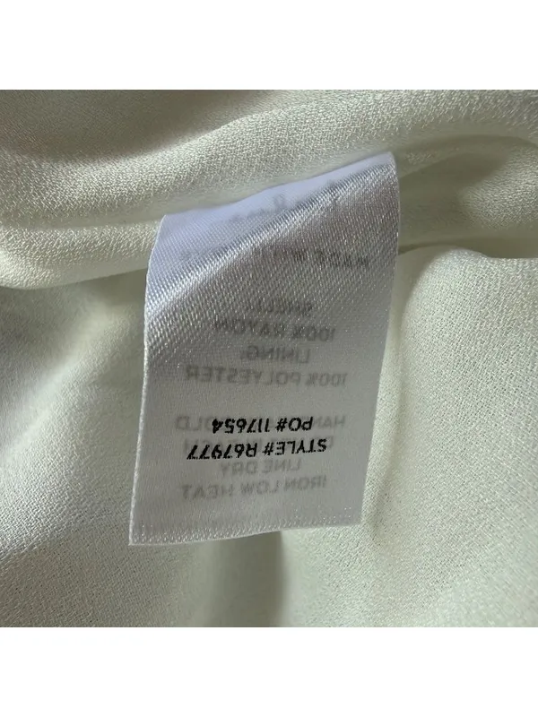 NWT Lulus Harbor Point Wrap Dress Womens Medium White Bridal Shower Bachelorette - Image 6