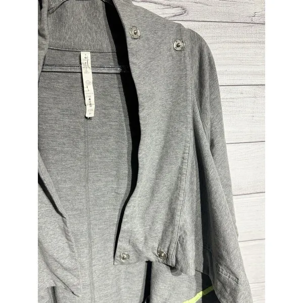 LULULEMON Jacket 6 Cocoon Wrap Sweater Athleisure Coastal Minimalist Boho RARE - Image 8