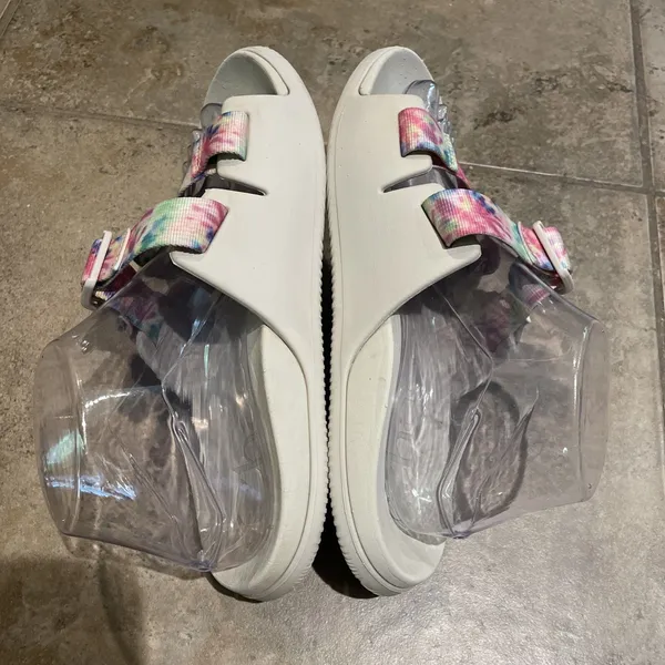 Chacos Women's Chillos Sandal Slide Light Tie Dye Size 9 Adjustable Strap - Image 5